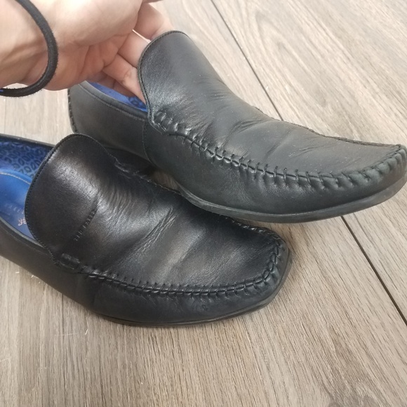 Ted Baker London  Black leather sz 13 loafers‎ main image 7